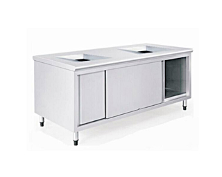 三門活動收污臺柜 尺寸:1500x760x800mm